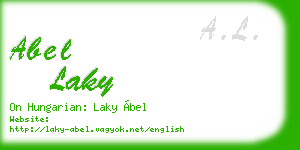 abel laky business card